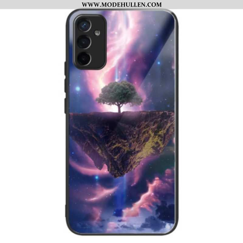 Hülle Für Samsung Galaxy M13 Futuristischer Baum Aus Gehärtetem Glas