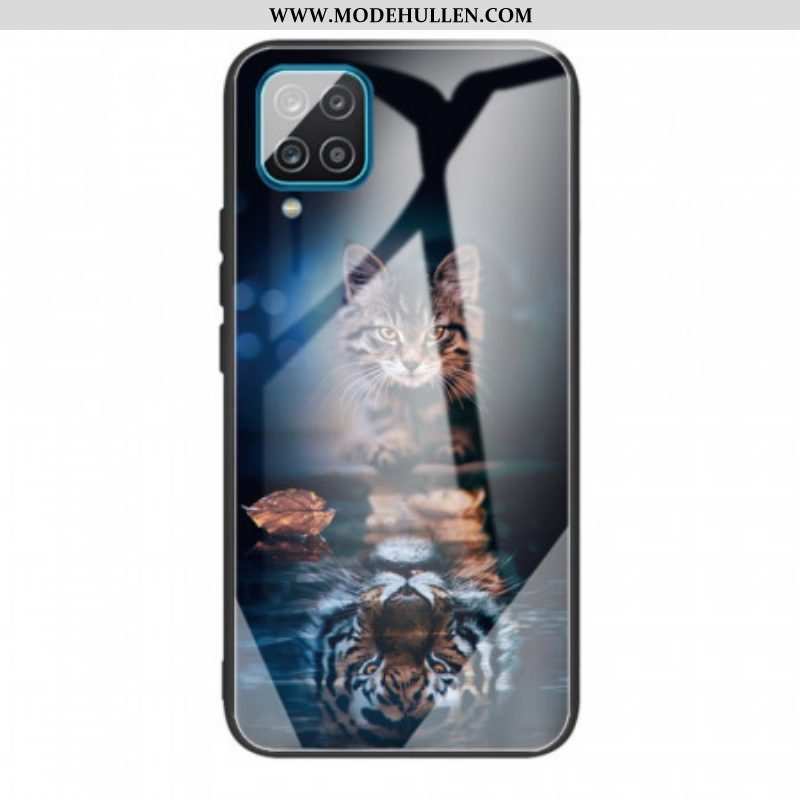 Hülle Für Samsung Galaxy M32 Mein Tiger Gehärtetes Glas