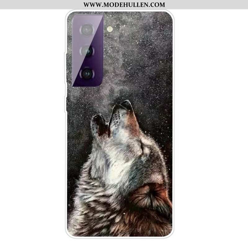 Hülle Für Samsung Galaxy S21 5G Erhabener Wolf
