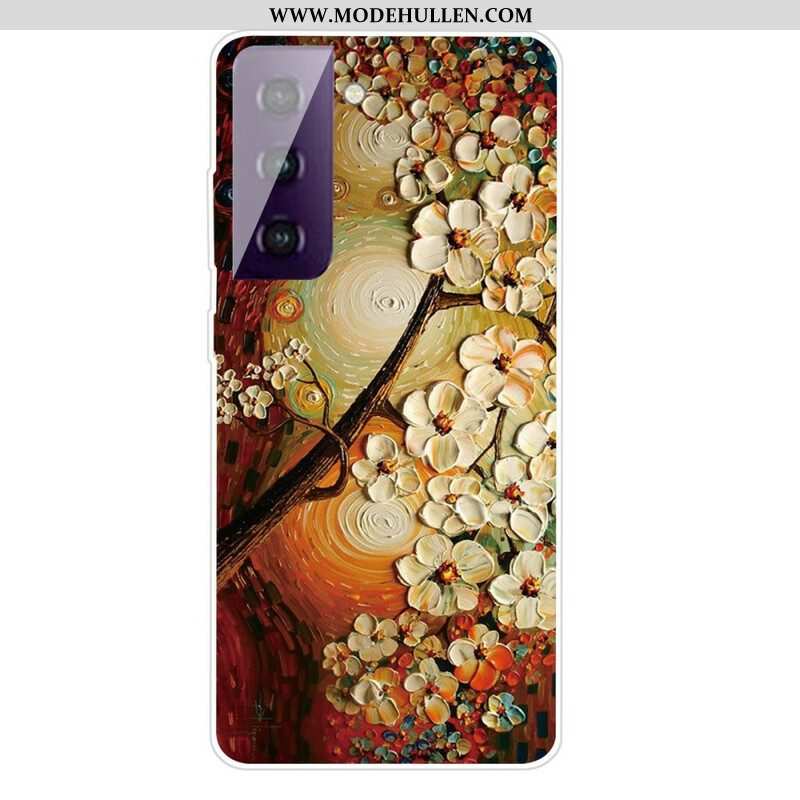 Hülle Für Samsung Galaxy S21 FE Flexible Blumen