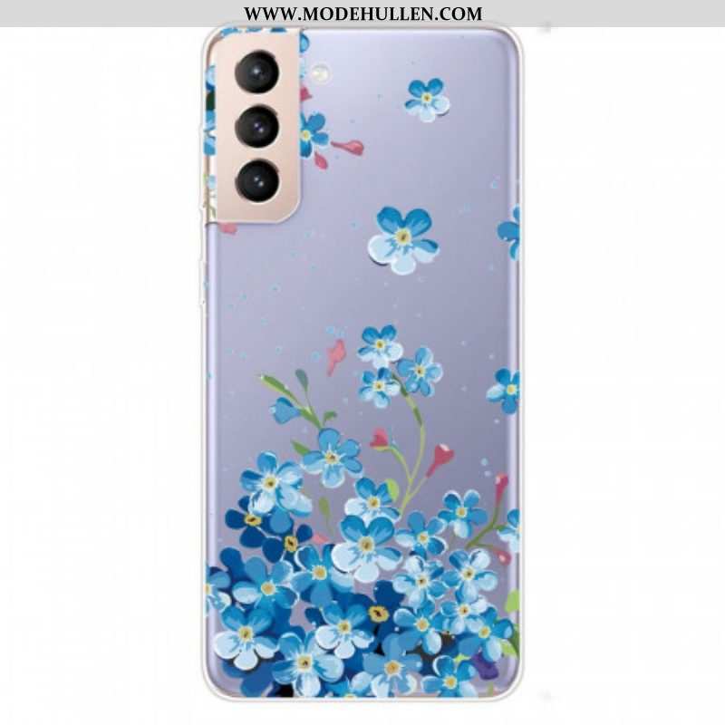 Hülle Für Samsung Galaxy S22 5G Blaue Blumen