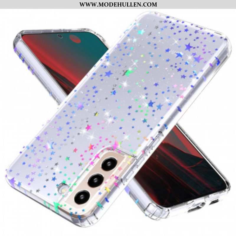 Hülle Für Samsung Galaxy S22 5G Flexible Sterne Aus Silikon