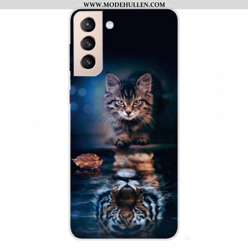 Hülle Für Samsung Galaxy S22 5G Katzenreflexion