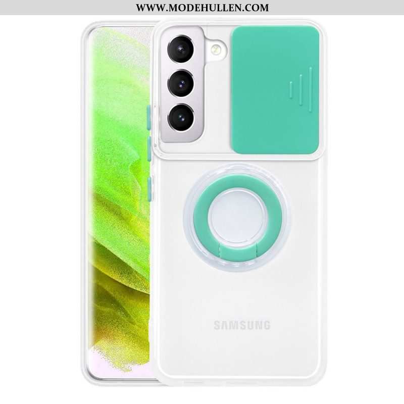 Hülle Für Samsung Galaxy S22 5G Ringhalterung Und Linsenschutz