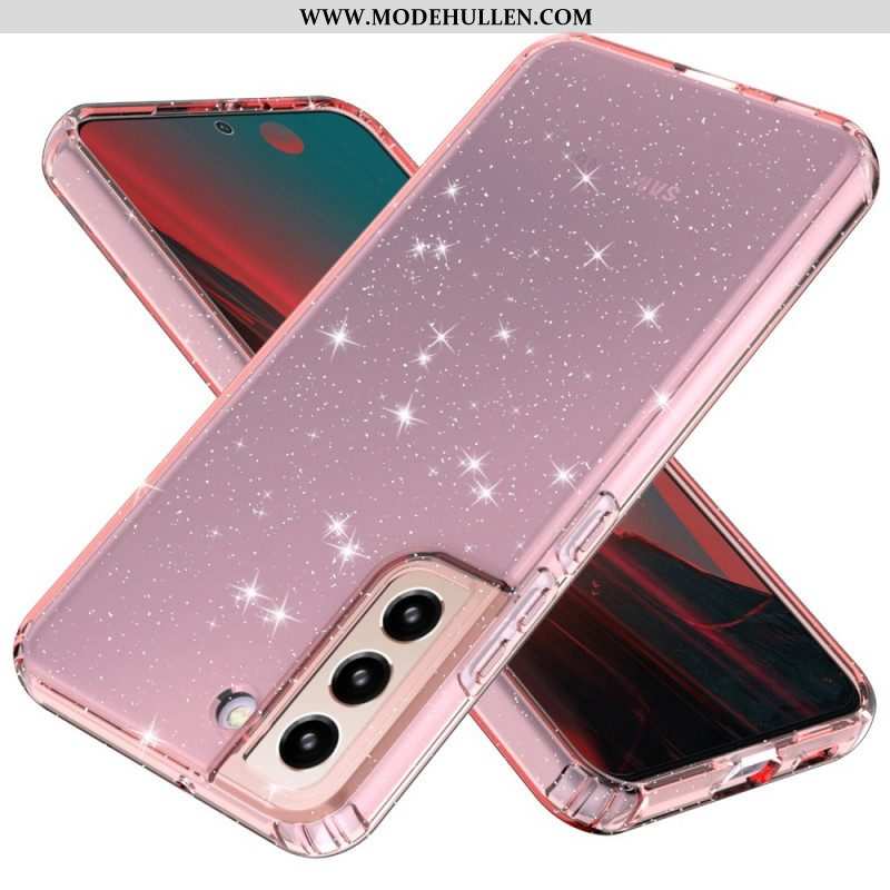 Hülle Für Samsung Galaxy S22 5G Transparentes Pailletten-design