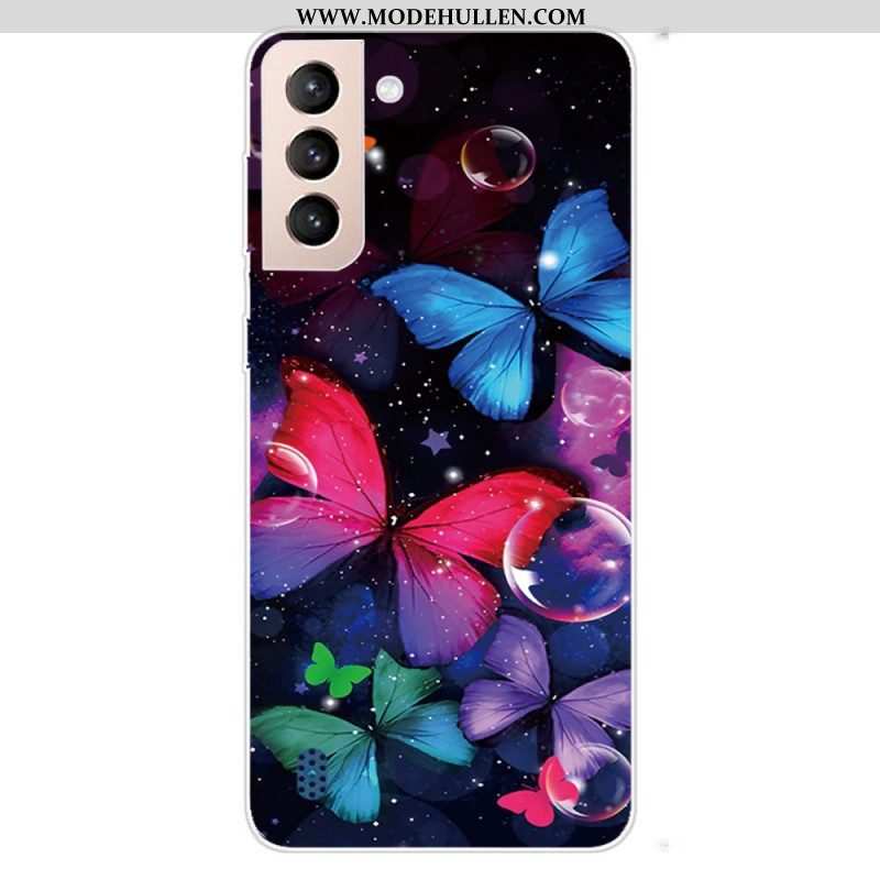 Hülle Für Samsung Galaxy S22 Plus 5G Flexible Schmetterlinge