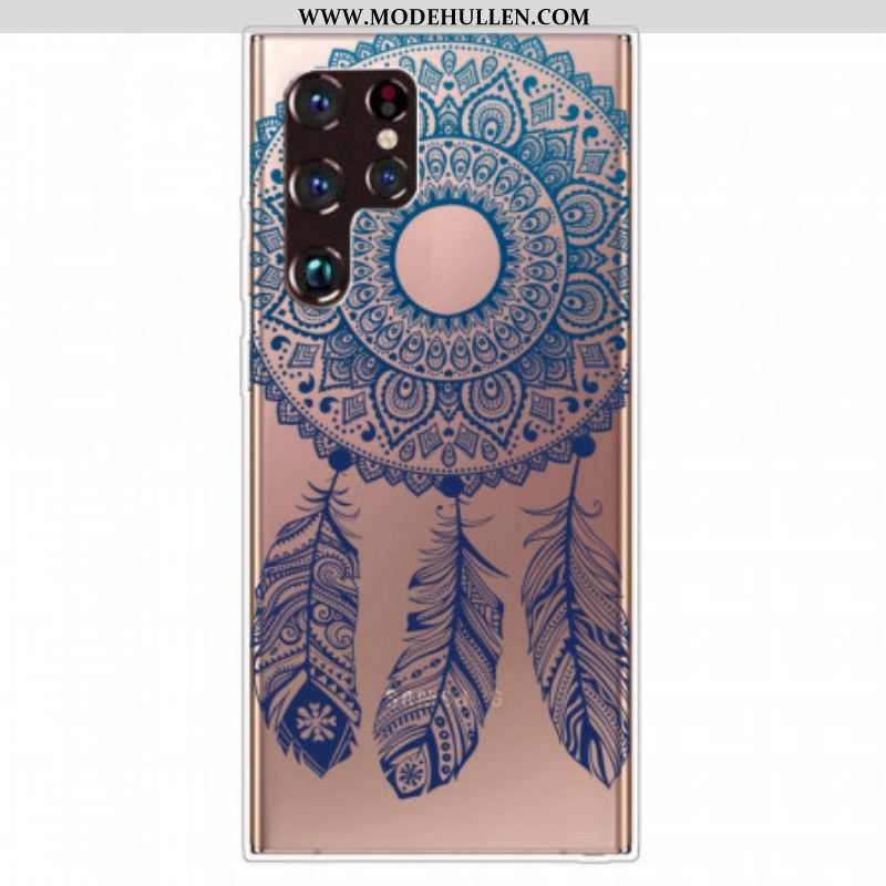 Hülle Für Samsung Galaxy S22 Ultra 5G Einzelnes Blumenmandala