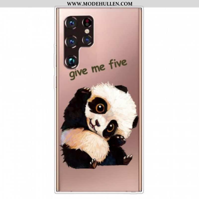 Hülle Für Samsung Galaxy S22 Ultra 5G Panda. Gib Mir Fünf