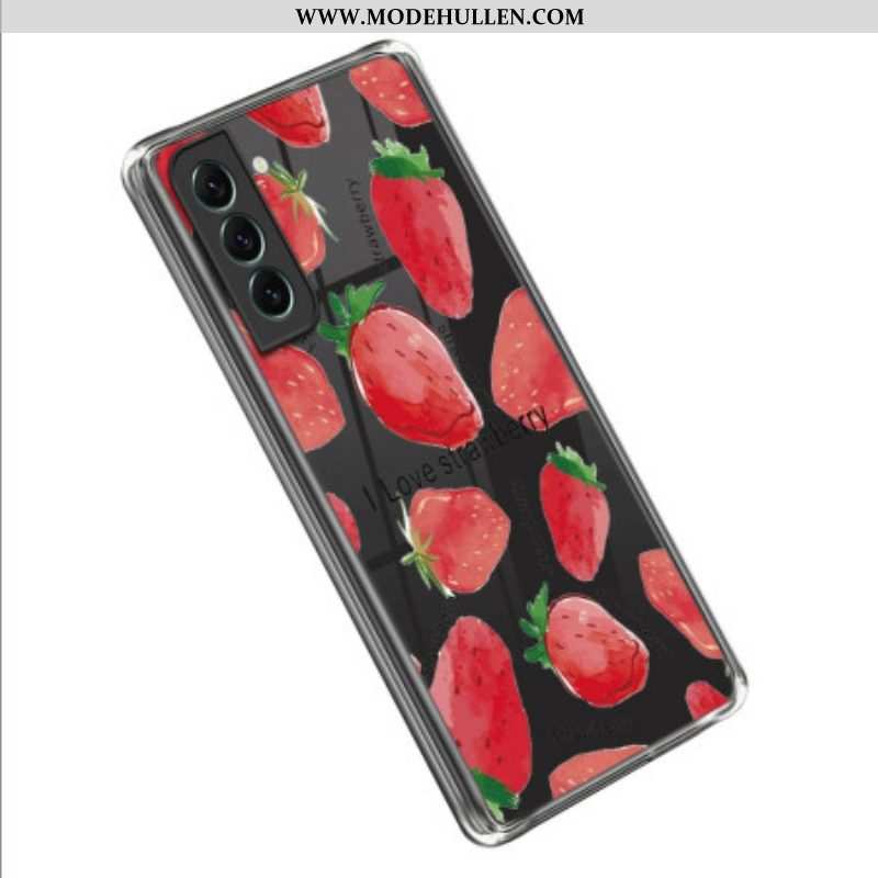 Hülle Für Samsung Galaxy S23 5G Nahtlose Erdbeeren