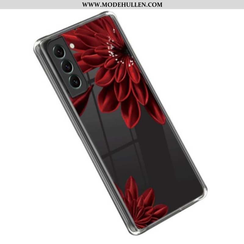 Hülle Für Samsung Galaxy S23 5G Nahtlose Rote Blume