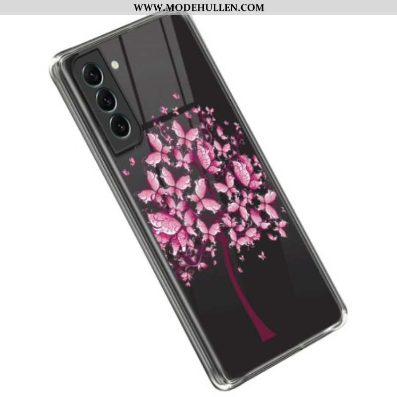 Hülle Für Samsung Galaxy S23 5G Nahtloser Rosa Baum