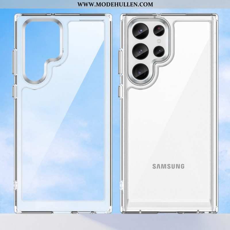 Hülle Für Samsung Galaxy S23 Ultra 5G Hybride Farbige Kanten