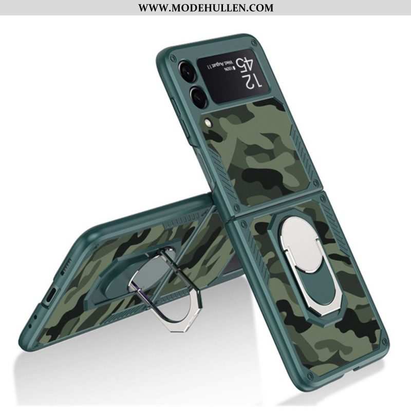 Hülle Für Samsung Galaxy Z Flip 3 5G Flip Case Gkk Camo Stützring