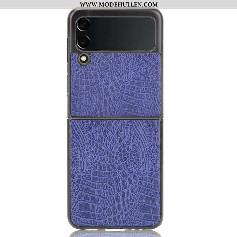 Hülle Für Samsung Galaxy Z Flip 3 5G Flip Case Krokodilhaut-effekt