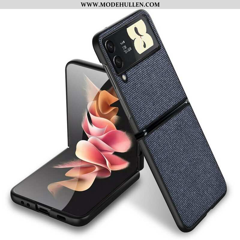 Hülle Für Samsung Galaxy Z Flip 3 5G Flip Case Stoffstruktur