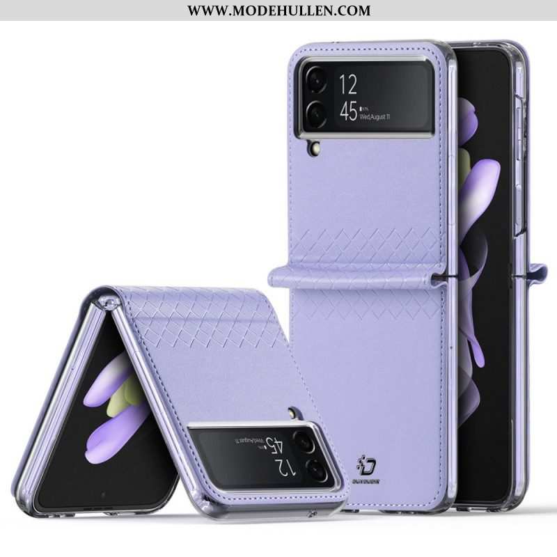 Hülle Für Samsung Galaxy Z Flip 4 Flip Case Dux Ducis Aus Kunstleder