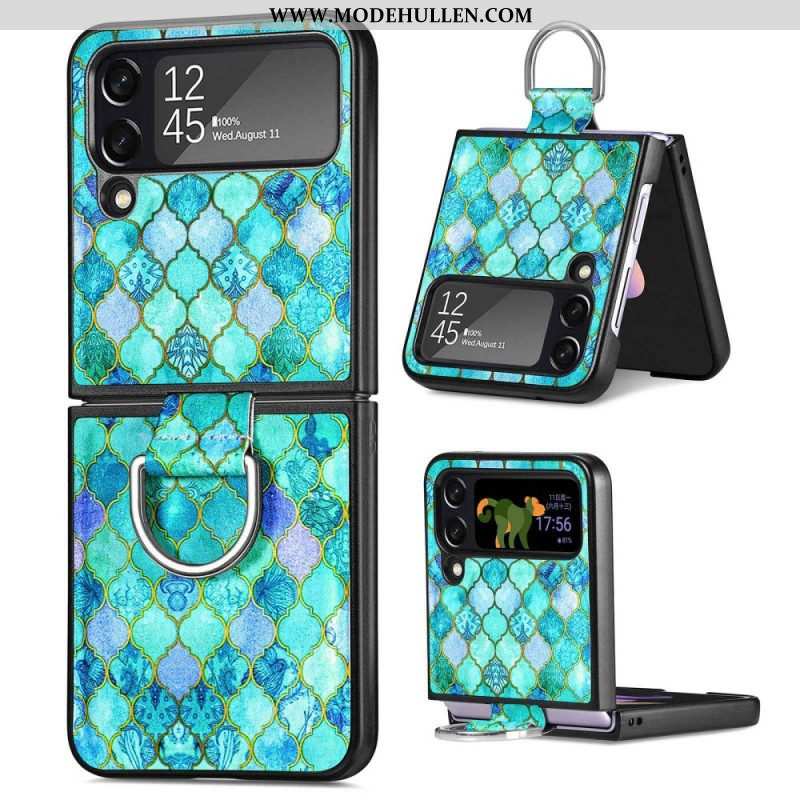 Hülle Für Samsung Galaxy Z Flip 4 Flip Case Fantasie Mit Ring Caseneo