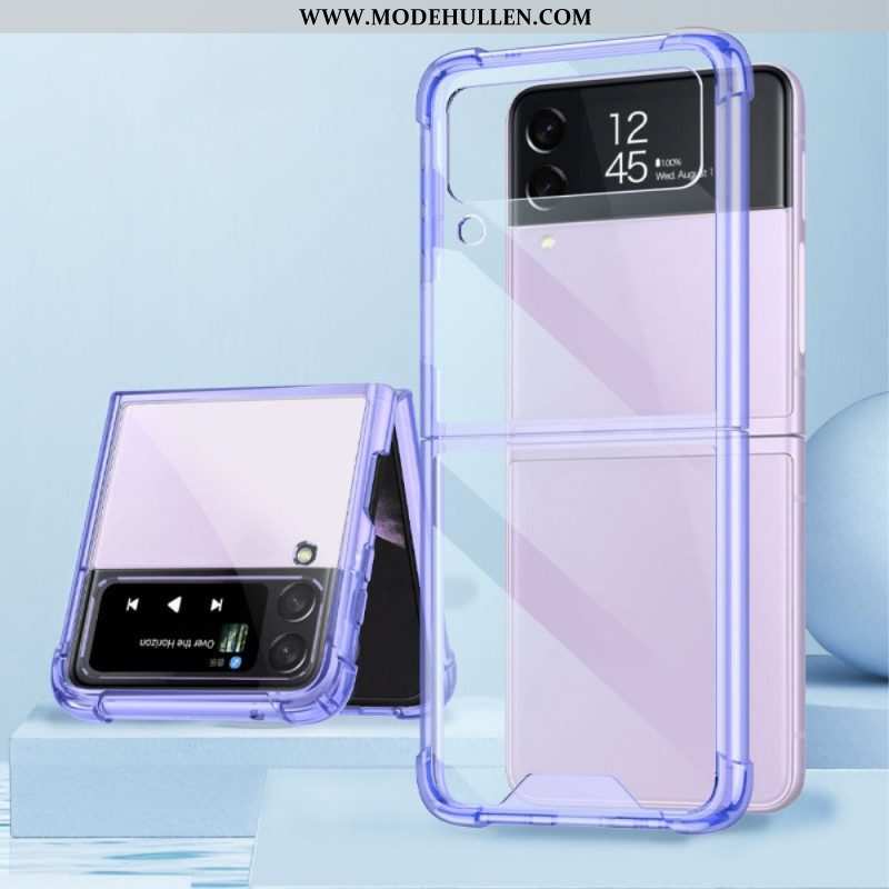 Hülle Für Samsung Galaxy Z Flip 4 Flip Case Transparente. Mit Gkk Verstärkte Ecken