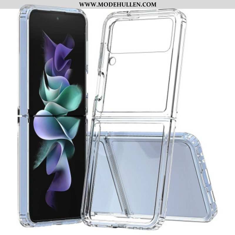 Hülle Für Samsung Galaxy Z Flip 4 Flip Case Transparente. Verstärkte Kontur