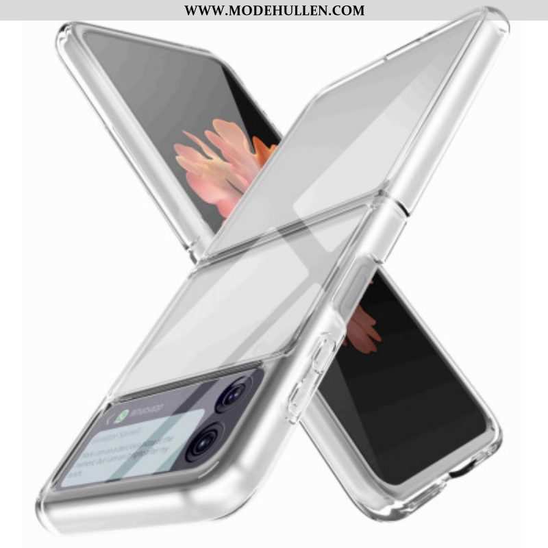Hülle Für Samsung Galaxy Z Flip 4 Flip Case Transparenter Anti-vergilbungsschutz