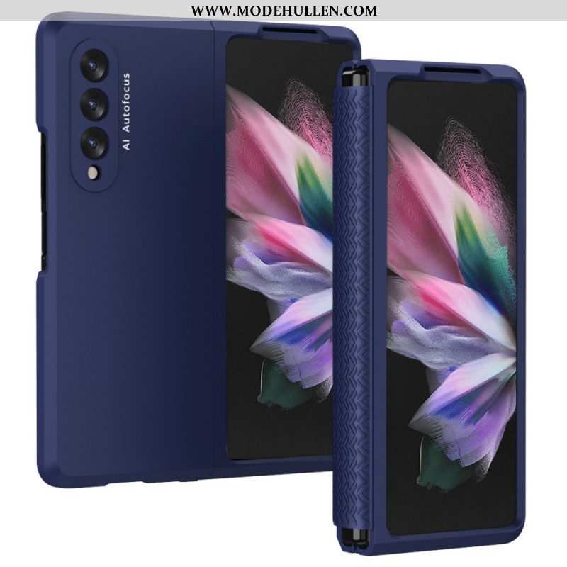 Hülle Für Samsung Galaxy Z Fold 3 5G Mit Displayschutzfolie Und Scharnier