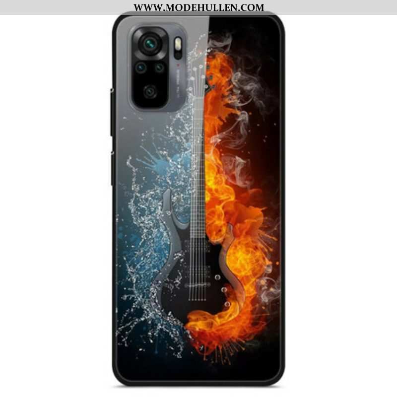 Hülle Für Xiaomi Redmi Note 10 / 10S Gitarre Aus Gehärtetem Glas