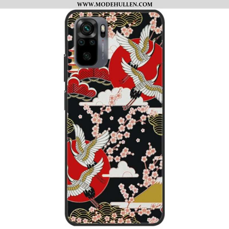Hülle Für Xiaomi Redmi Note 10 / 10S Vier Kraniche