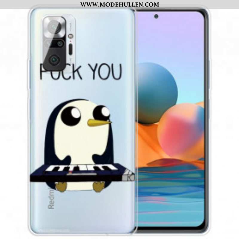 Hülle Für Xiaomi Redmi Note 10 Pro Pinguin Fick Dich
