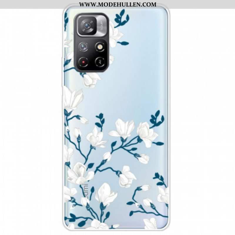 Hülle Für Xiaomi Redmi Note 11 Pro Plus 5G Weiße Blumen
