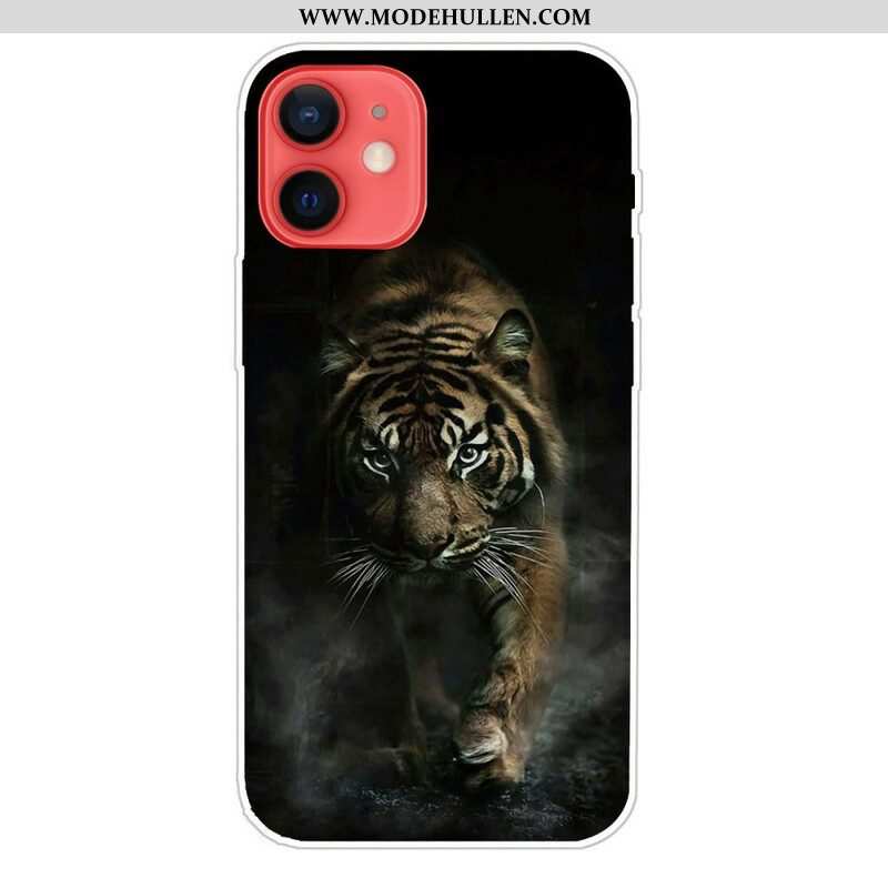 Hülle Für iPhone 13 Mini Flexibler Tiger