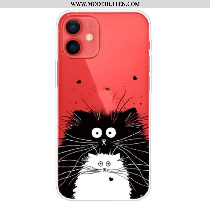 Hülle Für iPhone 13 Mini Schauen Sie Sich Die Katzen An