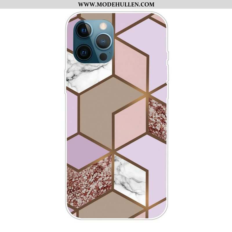 Hülle Für iPhone 13 Pro Marmorgeometrie