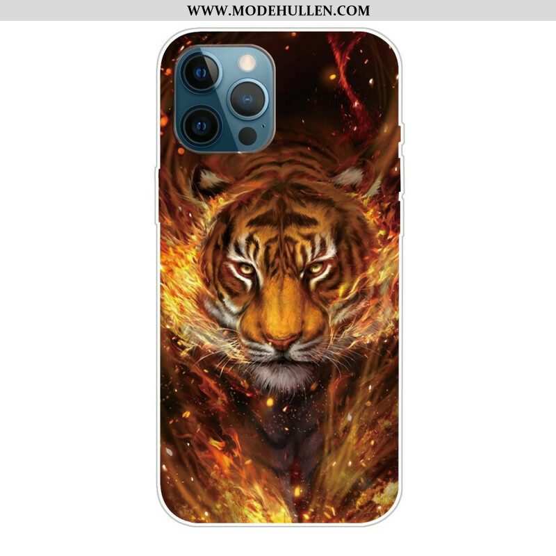Hülle Für iPhone 13 Pro Max Flexibler Tiger