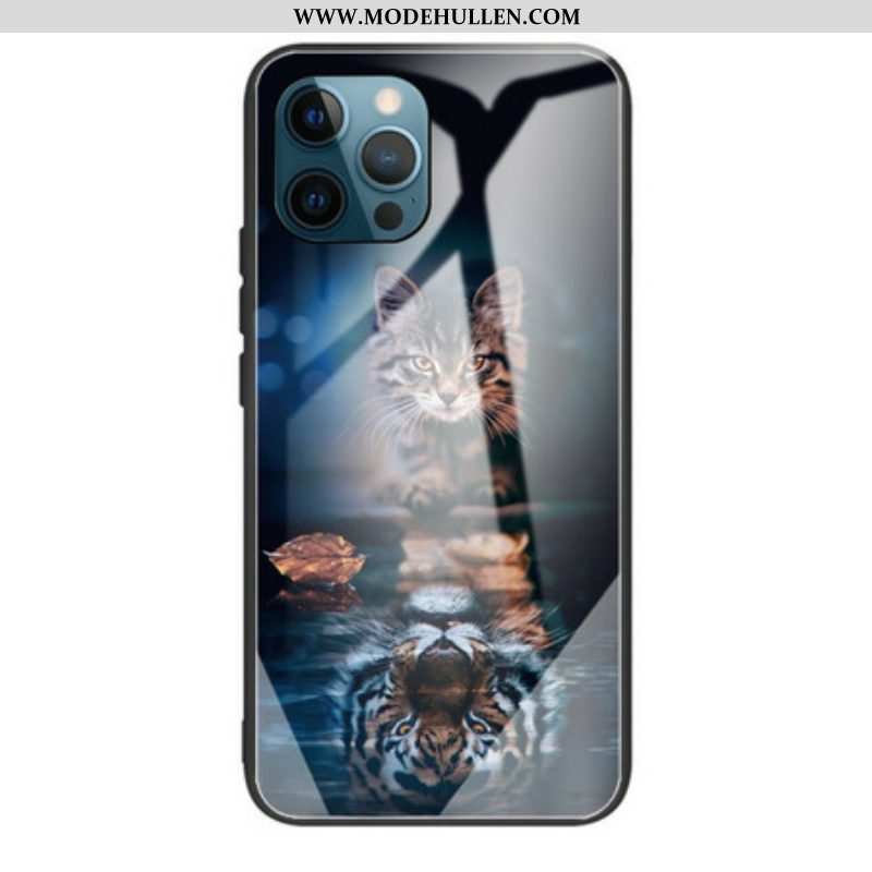 Hülle Für iPhone 13 Pro Mein Tiger Gehärtetes Glas