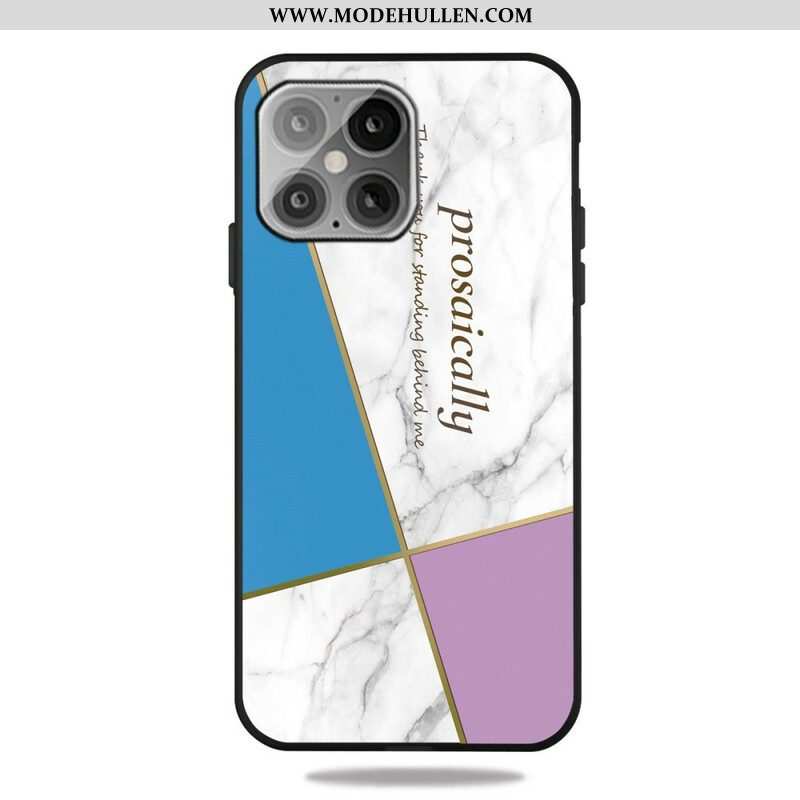 Hülle Für iPhone 13 Pro Stilisierter Marmor