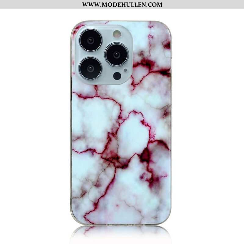Hülle Für iPhone 13 Pro Vereinfachter Marmor