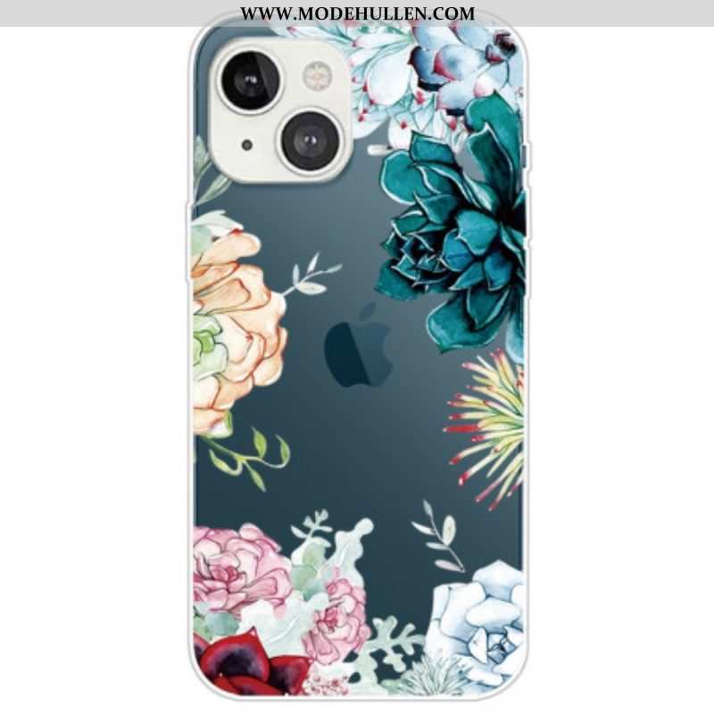 Hülle Für iPhone 14 Plus Aquarellblumen