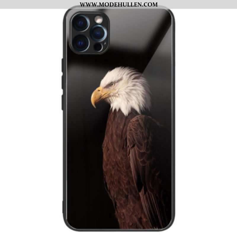 Hülle Für iPhone 14 Pro Eagle Gehärtetes Glas