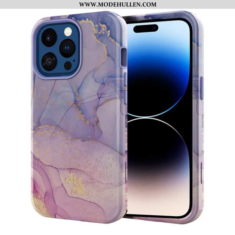 Hülle Für iPhone 14 Pro Luxuriöser Marmor