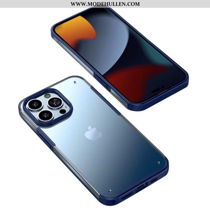 Hülle Für iPhone 14 Pro Max Durchscheinende Silikonkanten