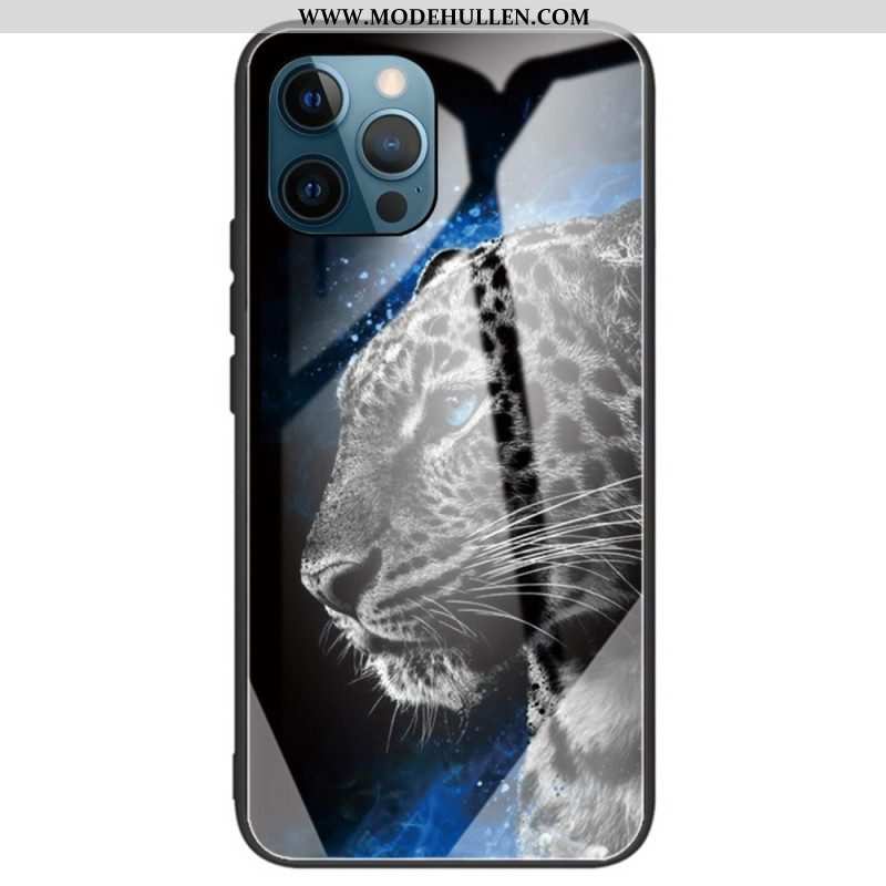 Hülle Für iPhone 14 Pro Max Tiger-gehärtetes Glas