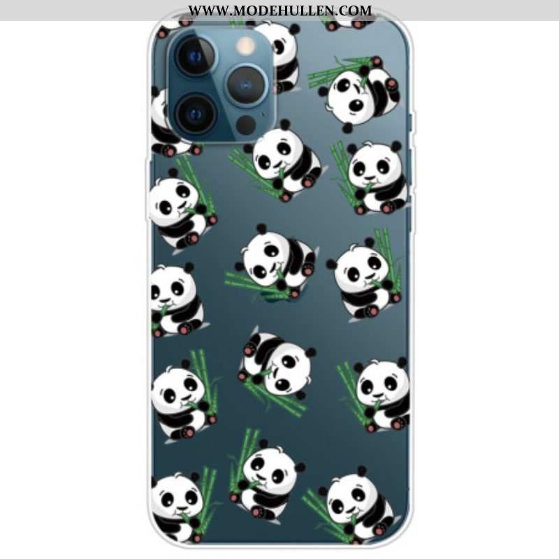 Hülle Für iPhone 14 Pro Transparente Kleine Pandas