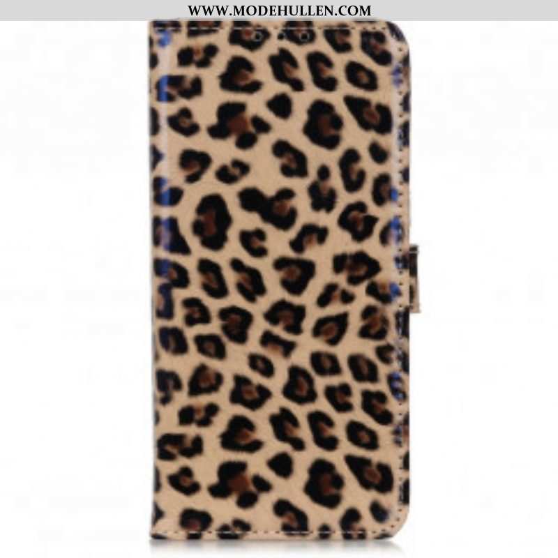 Lederhüllen Für Motorola Edge 20 Pro Leopard