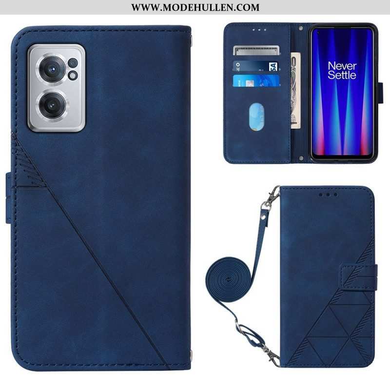 Lederhüllen Für OnePlus Nord CE 2 5G Handtasche Yb Imecrinting