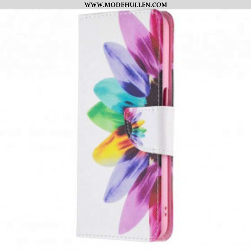 Lederhüllen Für Realme 8 5G Aquarellblume