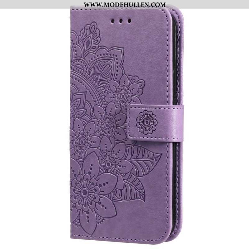 Lederhüllen Für Samsung Galaxy A13 5G / A04s Blumen-mandala