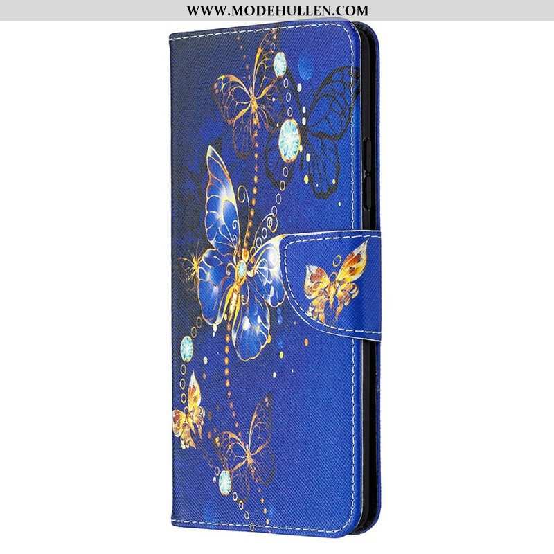Lederhüllen Für Samsung Galaxy A42 5G Schmetterlingskönige