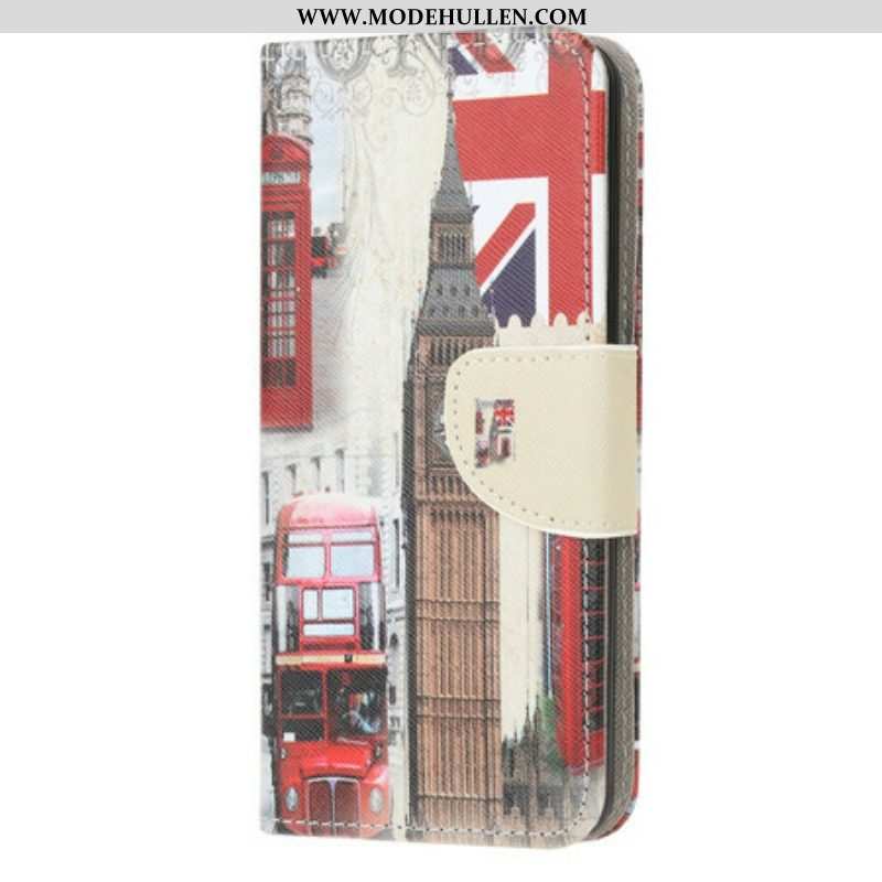 Lederhüllen Für Samsung Galaxy A52 4G / A52 5G / A52s 5G Londoner Leben