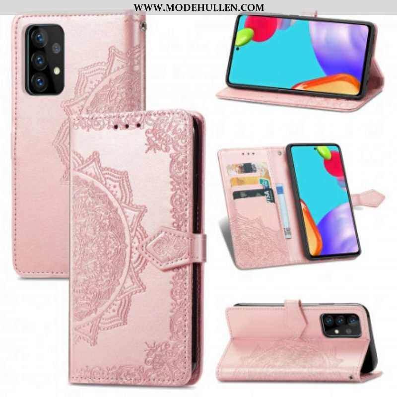 Lederhüllen Für Samsung Galaxy A52 4G / A52 5G / A52s 5G Mandala-mittelalter