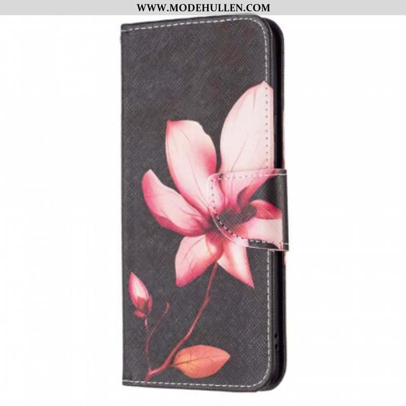 Lederhüllen Für Samsung Galaxy A53 5G Pinke Blume